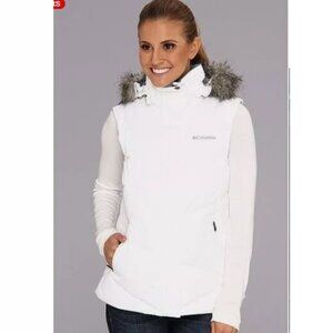 Columbia Women's Lay D Down Vest in White